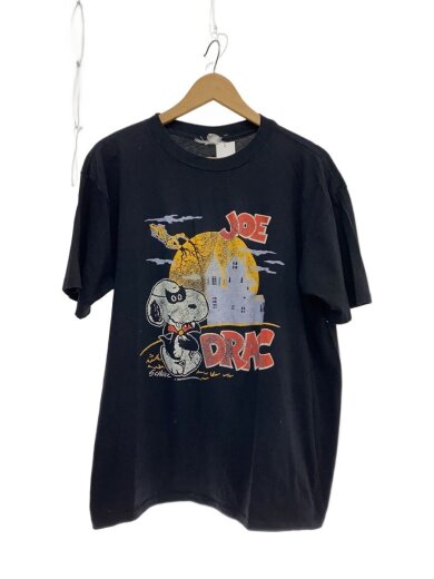 商品画像：70-80S/JOE DRAC/ドラキュラスヌーピー/プリントT/ブラック/毛玉・プリント割れ 1