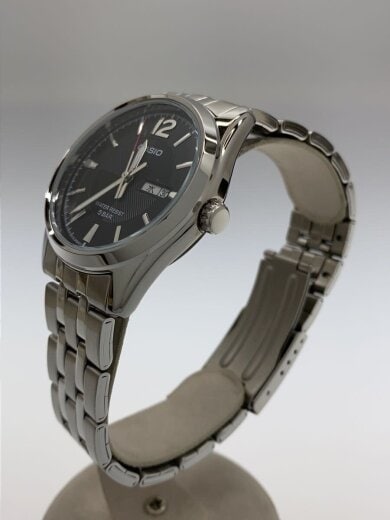 商品画像：クォーツ腕時計/アナログ/--/BLK/SLV/MTP-1335 2