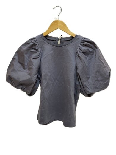 商品画像：コンパクトポンチパフスリーブプルオーバー/38/コットン/GRY/無地/102228-15-070 1