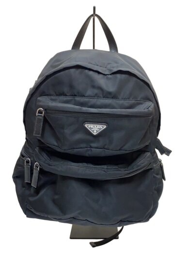 商品画像：トライアングルロゴ/ナイロン バックパック/リュック/ナイロン/BLK/2VZ025 1