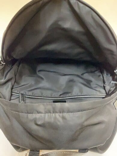 商品画像：トライアングルロゴ/ナイロン バックパック/リュック/ナイロン/BLK/2VZ025 6