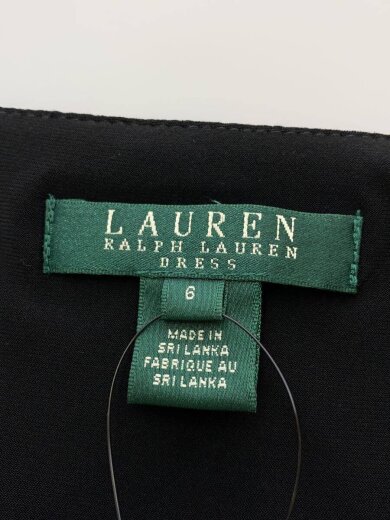 商品画像：タグ付属/ノースリーブワンピース/6/ポリエステル/ブラック/パット入り 3