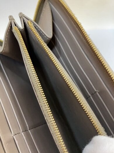 商品画像：ラージジップウォレット/長財布/PVC/ベージュ/メンズ/10B553BEL 5