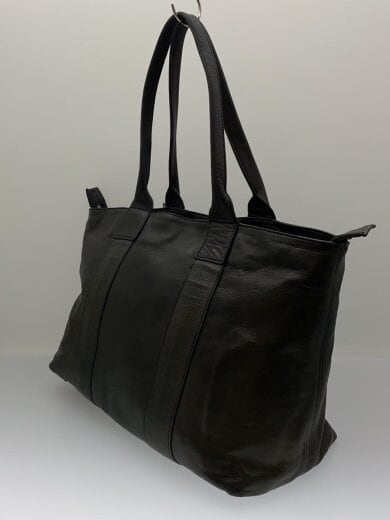 商品画像：トートバッグ/レザー/BLK/無地 2
