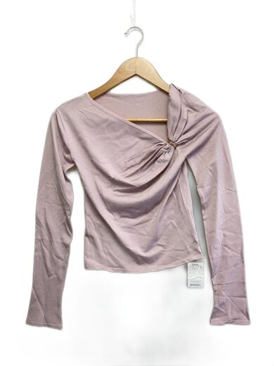 商品画像：26SS/デザインメタルドレープニットプルオーバー/one/レーヨン/PNK/SWNT261184 1