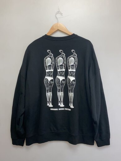 商品画像：JERRY TRAD/SEXYGAIRL sweatshirt/XL/コットン/BLK 2