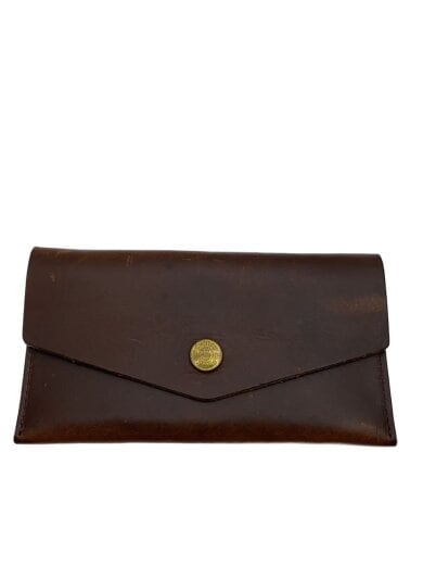 商品画像：ホーウィン社製レザー/クロムエクセル/長財布/レザー/BRW/無地/メンズ 1