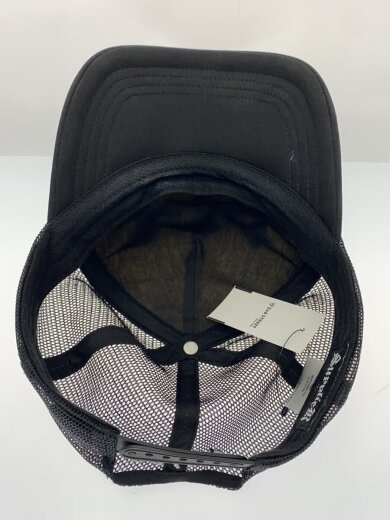 商品画像：Cross Leather Patch Mesh Cap/メッシュキャップ/FREE/ポリエステル/BLK/メンズ 4
