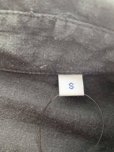 商品画像：C/LNN/RME FLY FRONT REGULAR COLLAR SHIRT/S/コットン/ブラック 4