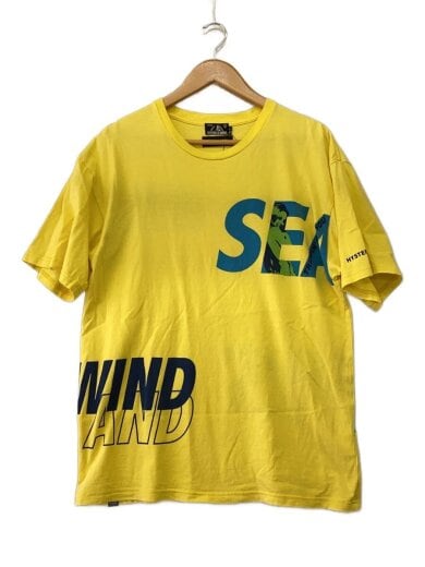 商品画像：WIND&SEAプリント/シャツ/L/コットン/YLW/総柄// 1