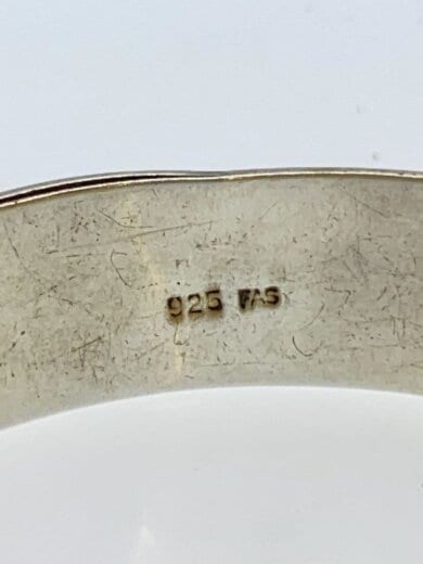商品画像：編み込み/925刻印有/バングル/SV925/SLV/メンズ 2