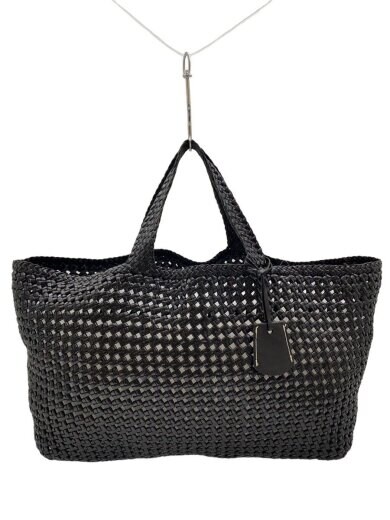 商品画像：メッシュレザー トートバッグ/レザー/BLK// 1