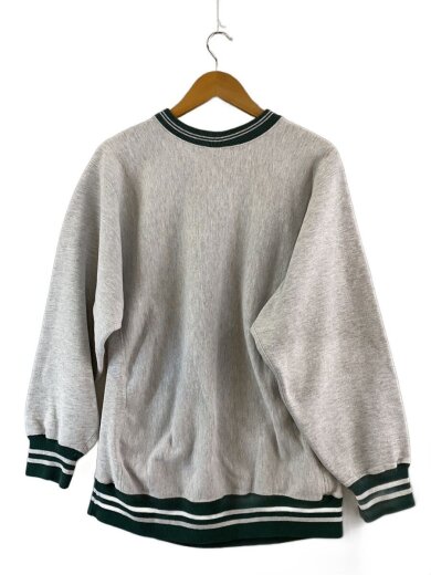 商品画像：90S/RW/USA製/リブライン/ロゴ刺繍/スウェット/XL/コットン/GRY/無地 2