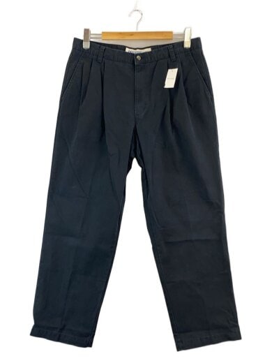商品画像：90S/2タック/チノトラウザー/スラックスパンツ/36/コットン/BLK/無地/40483-2058// 1