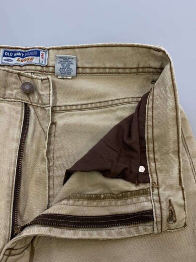商品画像：OLD/LOOSE JEANS/ダック/ボトム/32/コットン/ベージュ/ダメージ有 3