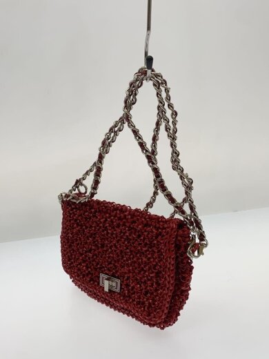 商品画像：ルッケット/2WAY/ミニショルダー ワイヤーバッグ/ショルダーバッグ/RED/無地// 2