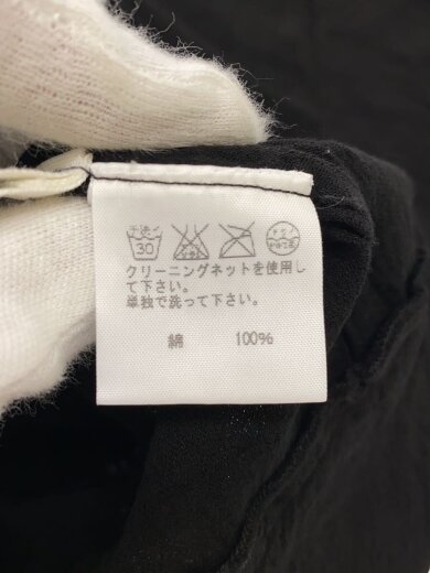 商品画像：縮絨加工/ハイネック/長袖シャツ/M/コットン/BLK/無地/PL73FJ021 5