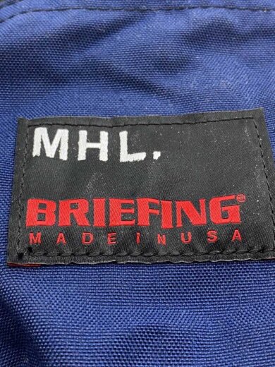 画像：BRIEFING × MHL.×MHL./バックパック/リュック/ナイロン/NVY/使用感有//5