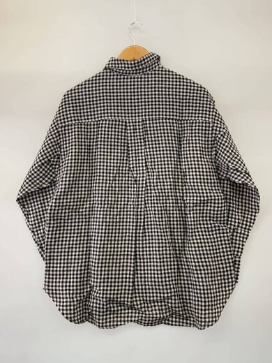 商品画像：26SS/ゼフィールリネン2WAYシャツ/FREE/リネン/BLK/ギンガムCK/26050400501010 2