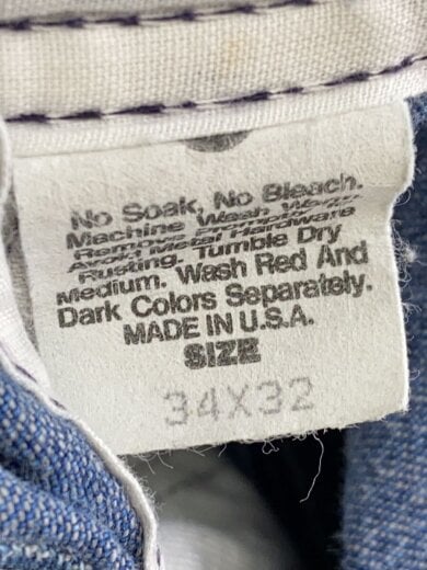 商品画像：70s/オーバーオール/34/デニム/インディゴ/MADE IN USA// 5