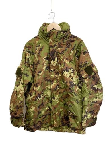 商品画像：イタリア軍/ベジタトカモ/ウォータープルーフ ジャケット/46/ナイロン/カーキ/内側劣化有 1