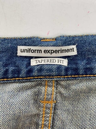 商品画像：26SS/タク付属/DAMAGED TAPEREDーFIT JEANS/3/インディゴ/UEー260013// 4