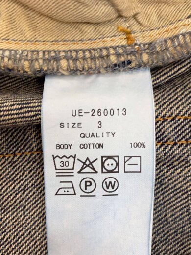 商品画像：26SS/タク付属/DAMAGED TAPEREDーFIT JEANS/3/インディゴ/UEー260013// 5