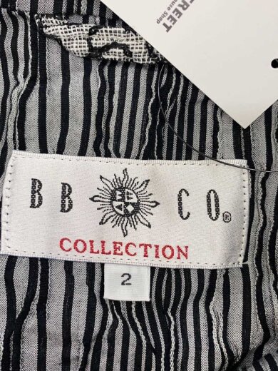 商品画像：BBCO COLLECTION/ビビコ/デザイン スタンドカラー ジャケット/2/リネン/ホワイト// 3