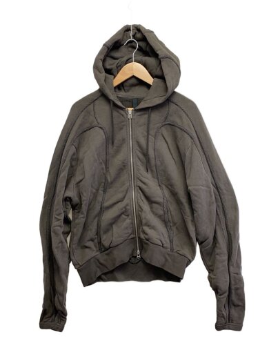 商品画像：25SS/PLIO HOODIE/ジップパーカー/S/コットン/BRW/無地 1
