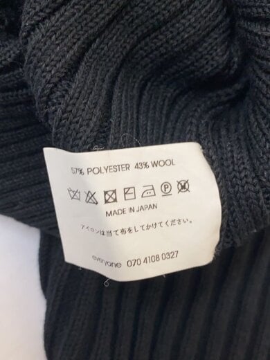 商品画像：22AW/TURTLENECK KNIT SWEATER/セーター/L/ポリエステル/BLK/EV22-KT01// 4