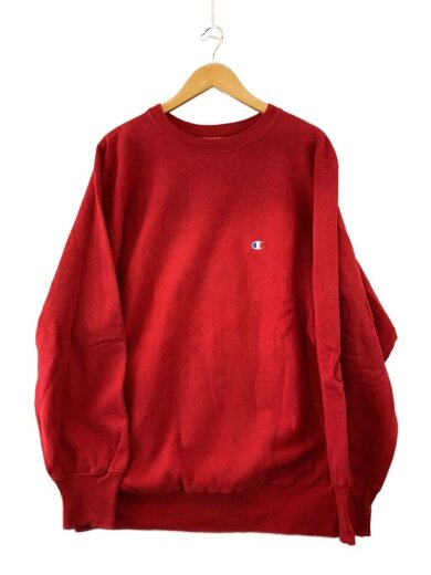 商品画像：80s/トリコタグ/二枚タグ/青目/REVERSE WEAVE/スウェット/XL/コットン/RED// 1