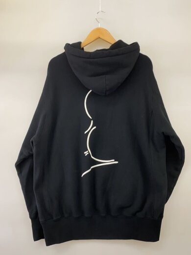 商品画像：22AW/HOODIE HITCHCOCK DEFORMED/2/コットン/ブラック/UC2B4812-2// 2