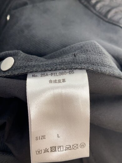 商品画像：PU Leather Knee Painter Pant/L/フェイクレザー/BLK/25A-PTL080-DS// 5