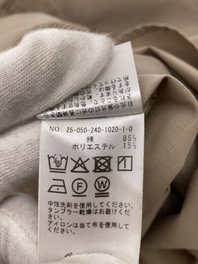 商品画像：25SS/エフォートレスコットンオーバーシャツ/F/コットン/BEG/無地/25050240102010// 4
