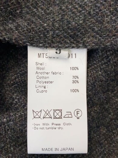 商品画像：25AW/TWEED SPORTS JACKET/ブルゾン/3/ウール/GRY/MT5303-0911 5