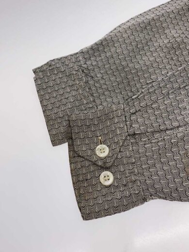 商品画像：-60s/TAJ-MAHAL/襟芯有/オープンカラーシャツ/長袖シャツ/M/シルバー/総柄// 4
