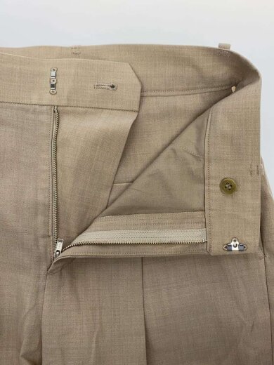 商品画像：25AW/ウール混防シワハイウエストワイドスラックス/38/ポリエステル/ウール混/NVY/ストライプ// 3