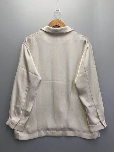 商品画像：26SS/オープンカラーヴィンテージシルキーサテンブラウス/FREE/ポリエステル/BEG// 2