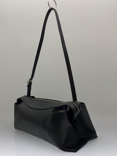 商品画像：Oblong Shoulder/クロスボディ/レザー/BLK/無地/2400014970364/スレ有// 2