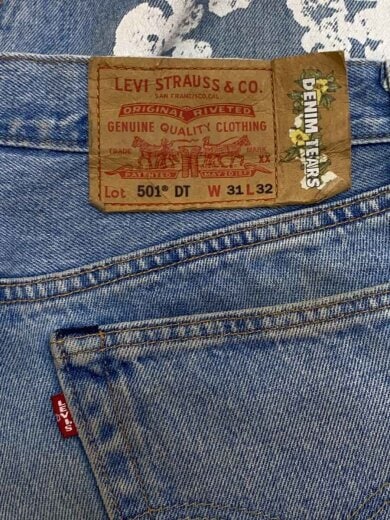 商品画像：×DENIM TEARS/COTTON WREATH CHAINSTITCH JEANS/31/デニム/IDG 4