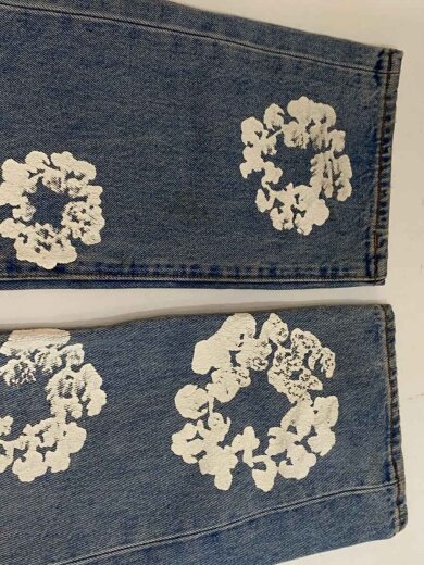 商品画像：×DENIM TEARS/COTTON WREATH CHAINSTITCH JEANS/31/デニム/IDG 7