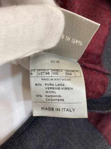 商品画像：ウールカシミヤVネックニット・セーター(薄手)/52/ウール/BRD/UZT96 4