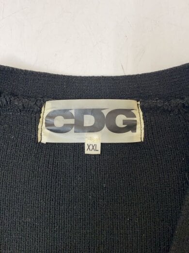 商品画像：AD2023/OUTSIDE SEAM CARDIGAN/カーディガン/XXL/アクリル/ブラック/SZ-N008 3
