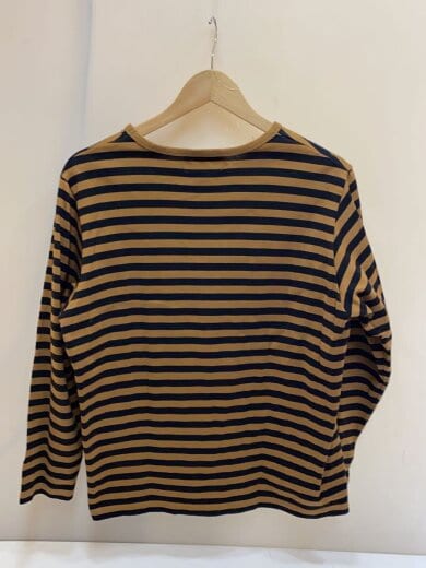 商品画像：BRILLA per il gusto 別注 ボーダーカットソー/40/コットン/ブラウン×ブラック 2