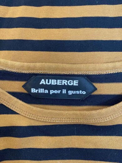 商品画像：BRILLA per il gusto 別注 ボーダーカットソー/40/コットン/ブラウン×ブラック 3