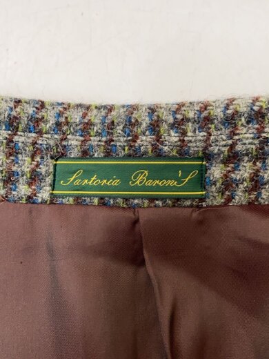 商品画像：Sartoria Barons/HARRIS TWEED/L/ウール/グリーン/千鳥格子 4