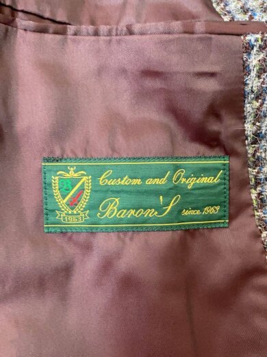 商品画像：Sartoria Barons/HARRIS TWEED/L/ウール/グリーン/千鳥格子 5