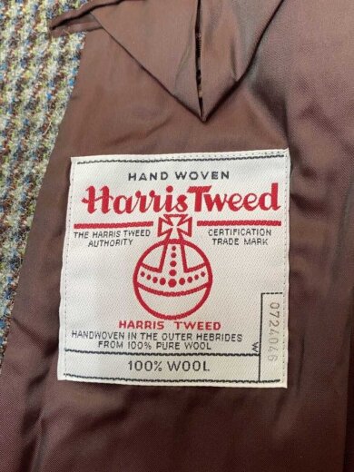 商品画像：Sartoria Barons/HARRIS TWEED/L/ウール/グリーン/千鳥格子 6