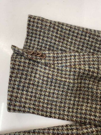 商品画像：Sartoria Barons/HARRIS TWEED/L/ウール/グリーン/千鳥格子 8