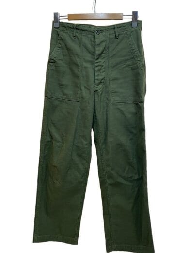 商品画像：UTILITY PANT Back Satin/ボトム/32/コットン/GRN/無地/FEM-001 1